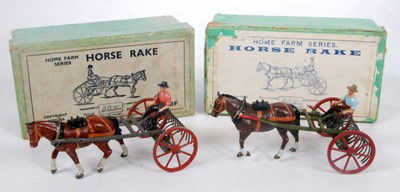 Lot 1259 - A Britains Farms Series No. 8F horse rake...