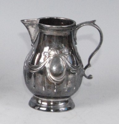Lot 1167 - A George III silver cream jug, of baluster...