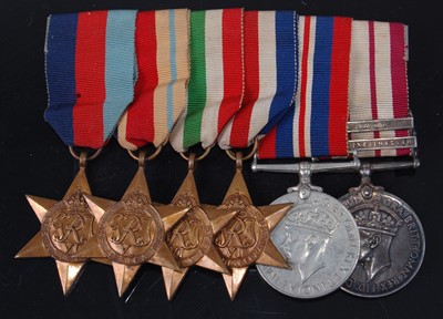 Lot 50 - A Naval group of six medals to include...