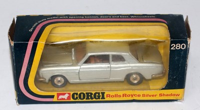 Lot 1605 - A Corgi Toys No. 280 Rolls Royce Silver Shadow...