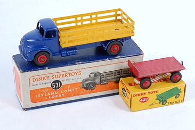 Lot 1917 - A Dinky Toys No. 531 Leyland Comet lorry...