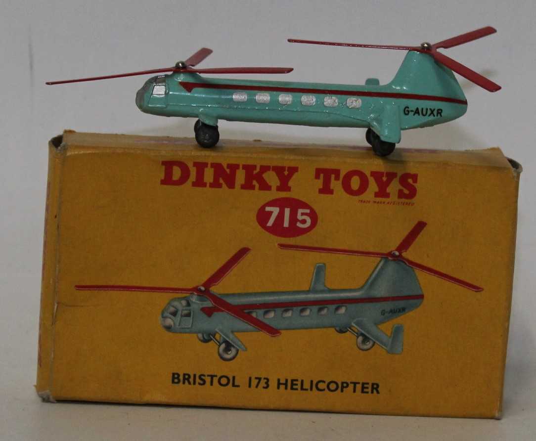 Lot 2054 - A Dinky Toys No. 715 Bristol 173 helicopter,...