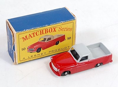 Lot 2369 - A Matchbox No. 50 Commer Pickup, comprising of...