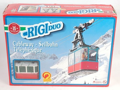 Lot 384 - A Lehmann Rigi Duo cable car gift set, housed...