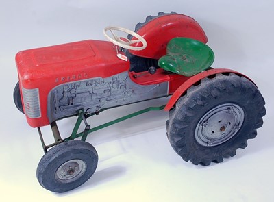 Lot 3312 - A Triang working tractor pedal car,...