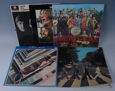 Lot 748 - The Beatles, a collection of five LP's to...