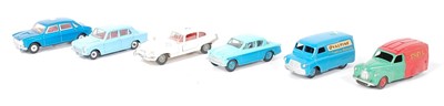 Lot 2067 - Six various loose Dinky Toy diecasts, mixed...