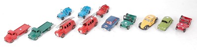 Lot 2072 - 12 various loose and playworn Dinky Toy...