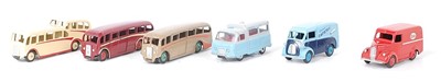 Lot 2077 - Six various loose playworn Dinky Toy diecasts,...