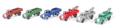 Lot 2078 - Six various loose Dinky Toy pre- and post-war...