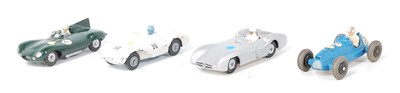 Lot 2882 - Four various loose Crescent racing cars,...