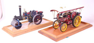 Lot 1596 - Two various plastic kit built static display...