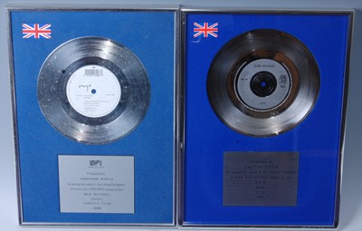 Lot 512 - Enya, a silver presentation record for the...