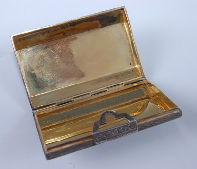 Lot 1278 - A continental silver and enamelled box, early...