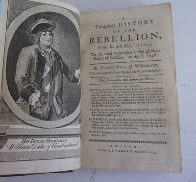 Lot 1001 - RAY, James. A Compleat History of the...