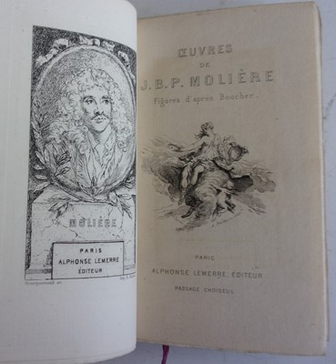 Lot 1005 - Les Oeuvres De Moliere. Alphonse Lemerre,...