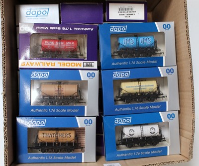 Lot 506 - 30 Dapol six-wheel tank wagons, good selection...