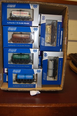 Lot 512 - 27 Dapol tank wagons, good mix (M-BM)