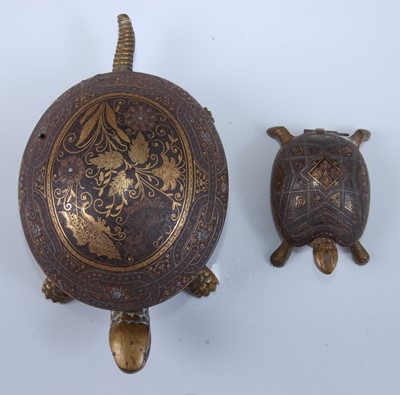 Lot 1287 - An antique mechanical brass hotel desk bell in...
