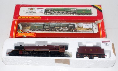 Lot 524 - Hornby R065 and R303 'Evening Star' engines...