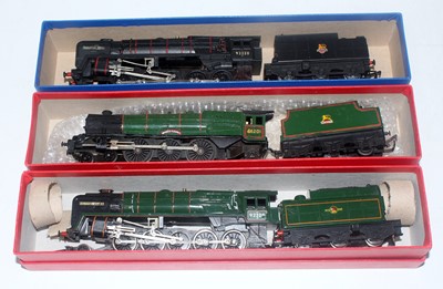 Lot 535 - 3 Hornby locomotives Evening Star (G), another...