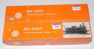 Lot 541 - Part made white metal Nu-cast kits for LNER...