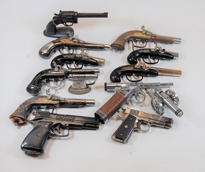 Lot 288 - A boxed Piezo electric butane gas match pistol...