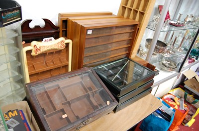 Lot 298 - An Ajo Meharis cigarette lighter display case,...