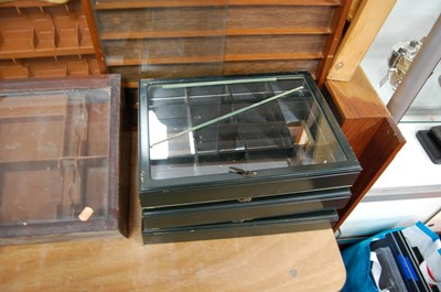 Lot 298 - An Ajo Meharis cigarette lighter display case,...