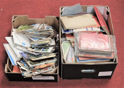 Lot 68 - Two boxes of ephemera to include modern...