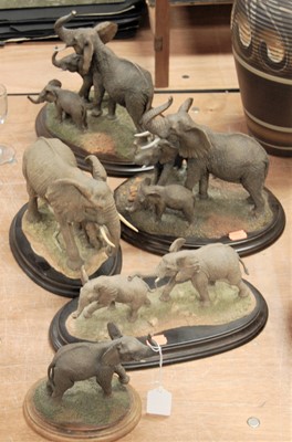 Lot 103 - A collection of five Country Artists resin...
