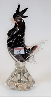 Lot 162 - A Murano glass figure of a cockerel, h.27cm