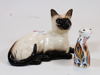Lot 189 - A Royal Doulton model of a Siamese Cat, in...