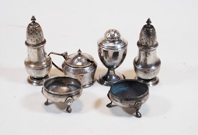 Lot 246 - A pair of 19th century silver open salts, of...