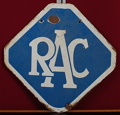 Lot 150 - An early 20th century RAC enamel on metal...