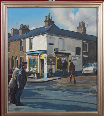 Lot 286 - Miles - Woollett Street, oil on canvas, signed...