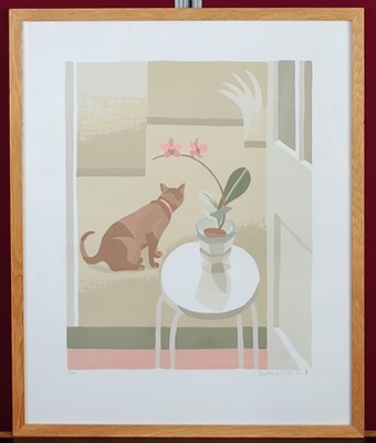 Lot 246 - Debbie Urguhart (b.1972) - Still Life With Cat,...
