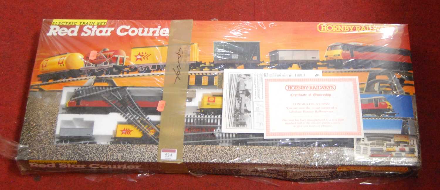 Lot 524 - A Hornby Railways Red Star courier boxed gift...