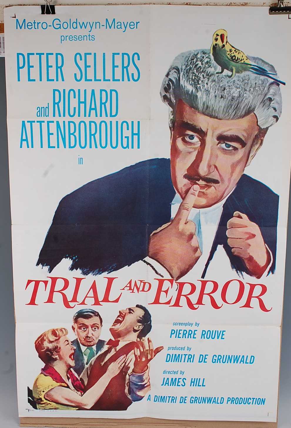 Lot 647 - Trial and Error, 1962 US one sheet film poster,...