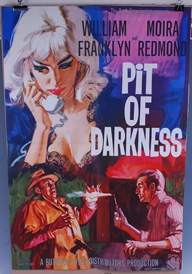 Lot 648 - Pit Of Darkness, 1961 US one sheet film poster,...