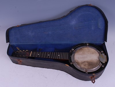 Lot 622 - A Down South British made banjo mandolin in...