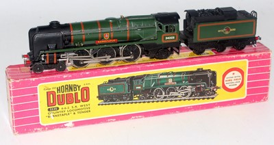 Lot 605 - Hornby Dublo West Country loco and tender...