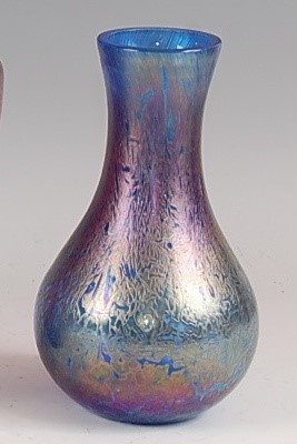 Lot 58 - A Royal Brierley iridescent art glass vase, of...