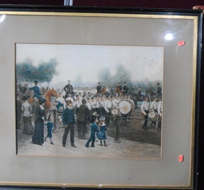 Lot 1452 - *Edouard Detaille (1848-1912) - Marching flute...
