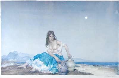 Lot 1407 - William Russell Flint (1880-1969) - Sarah, ...