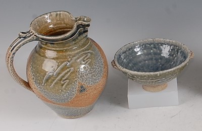 Lot 44 - Barry Huggett - a studio pottery water jug,...