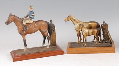 Lot 163 - An early 20th century painted spelter novelty...