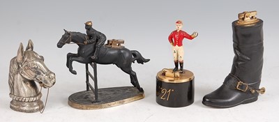 Lot 165 - A collection of four early 20th century racing...