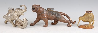 Lot 166 - An early 20th century patinated spelter...