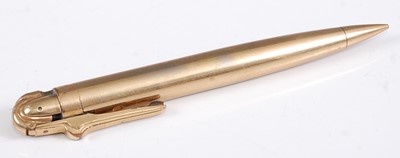 Lot 183 - Ronson - a novelty gold plated 'Penciliter',...